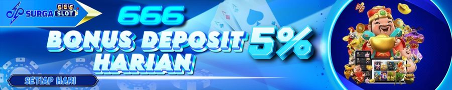 BONUS DEPOSIT HARIAN 5%